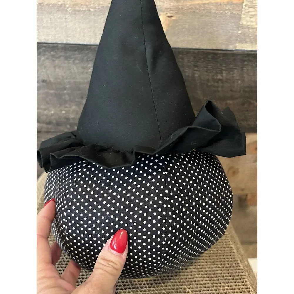 Vintage Halloween Witch Shelf Sitter Stuffed Handmade 12